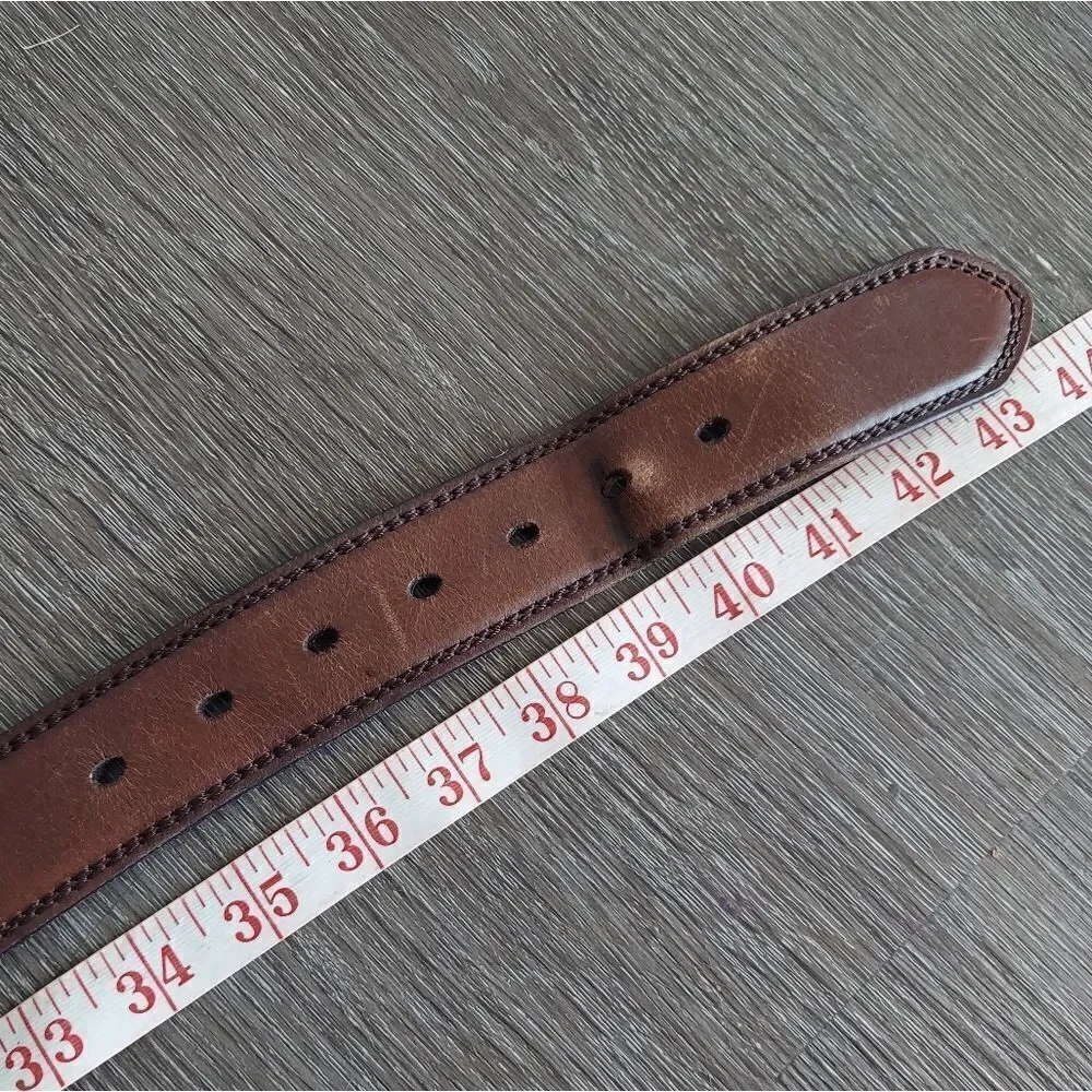 Columbia Brown Leather Belt 38